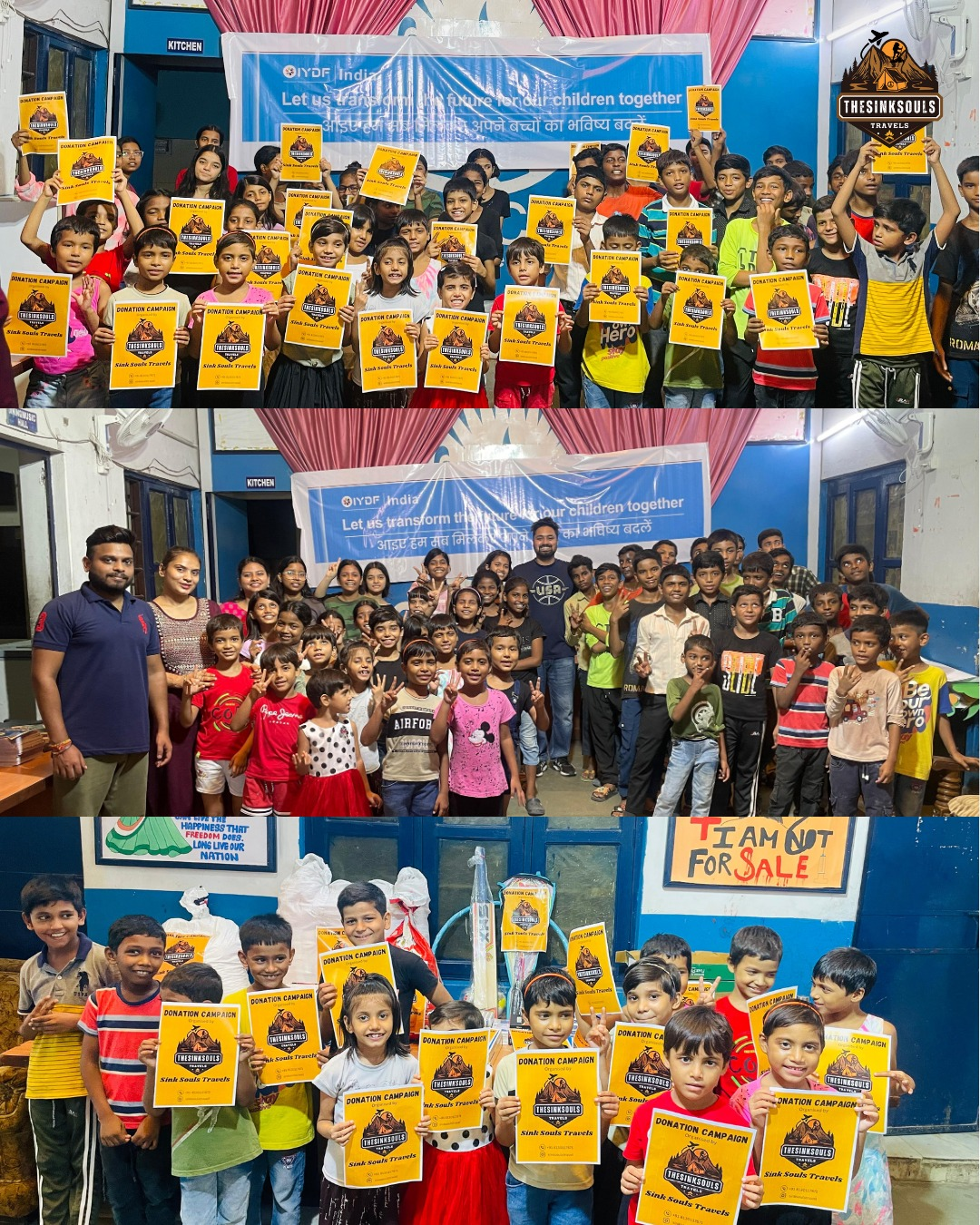 Donation campaign poster